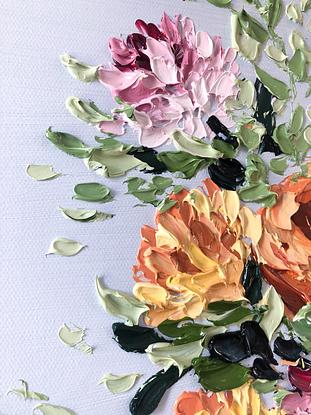 (CreativeWork) Flowers Blooming  by Ashley Bunting. Oil. Shop online at Bluethumb.