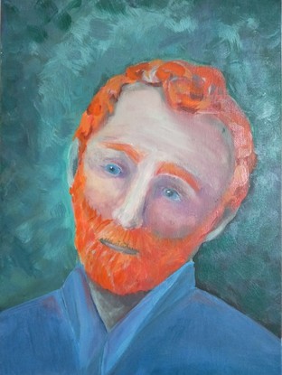 (CreativeWork) My Vincent by Sonja Elise. Acrylic. Shop online at Bluethumb.