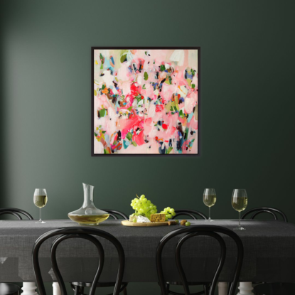 (CreativeWork) Watermelon Sugar High (Includes Framing)  by Tulika Das. Acrylic. Shop online at Bluethumb.