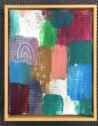 (CreativeWork) Preschool by Allie Robinson. Acrylic. Shop online at Bluethumb.