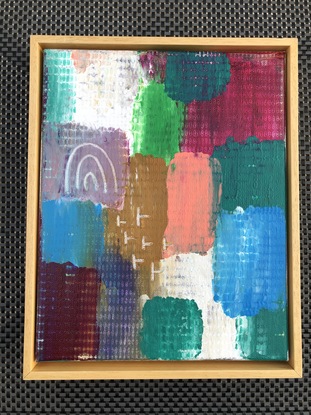 (CreativeWork) Preschool by Allie Robinson. Acrylic. Shop online at Bluethumb.