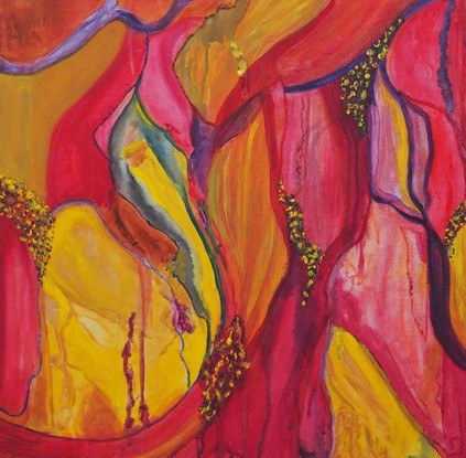 (CreativeWork) Fecundity by Deborah Webb. Acrylic. Shop online at Bluethumb.