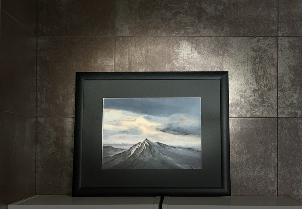 (CreativeWork) Mountain by zijin liu. Watercolour. Shop online at Bluethumb.