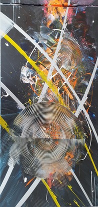 (CreativeWork) Breaking Colour wheel  by Anthony Higgins. Acrylic. Shop online at Bluethumb.