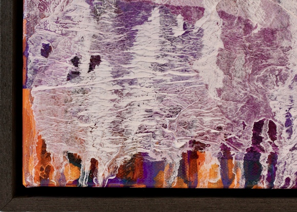 (CreativeWork) Deluge - Purple Haze by Catherine Suomalainen. Mixed Media. Shop online at Bluethumb.