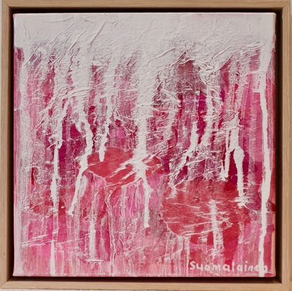 (CreativeWork) Deluge - Rose by Catherine Suomalainen. Mixed Media. Shop online at Bluethumb.