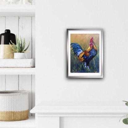 (CreativeWork) Russell Crow by Natasha Ruschka. Oil. Shop online at Bluethumb.