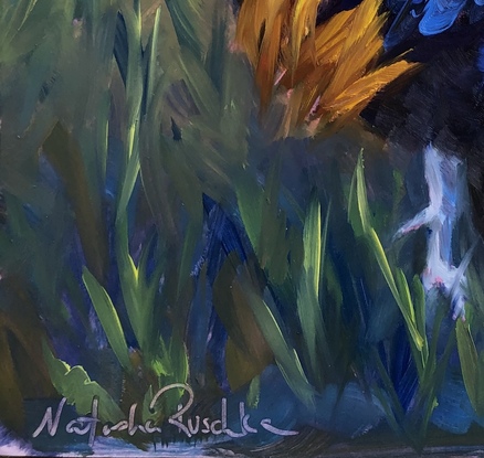 (CreativeWork) Russell Crow by Natasha Ruschka. Oil. Shop online at Bluethumb.