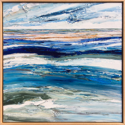 (CreativeWork) Mariner by Katie Wyatt. Acrylic. Shop online at Bluethumb.