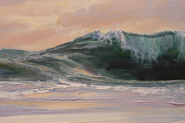 (CreativeWork) Johanna beach Vic by Scott Laurenson. Oil. Shop online at Bluethumb.