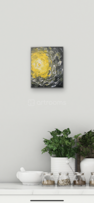 (CreativeWork) Yellow  by Dasha Markova. Acrylic. Shop online at Bluethumb.