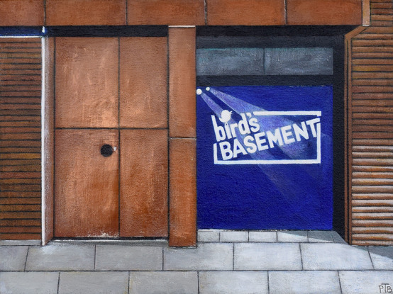 (CreativeWork) Bird's Basement AM by Pauline Bailey. Acrylic. Shop online at Bluethumb.