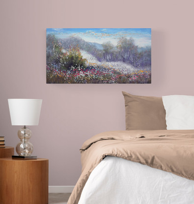 (CreativeWork) South West Wildflowers by Michael Cartwright. Oil. Shop online at Bluethumb.