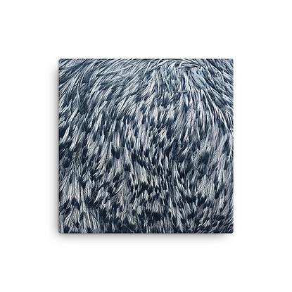 (CreativeWork) Emu feathers canvas print Ed. 4 of 30 by Jennifer Bell. Reproduction Print. Shop online at Bluethumb.