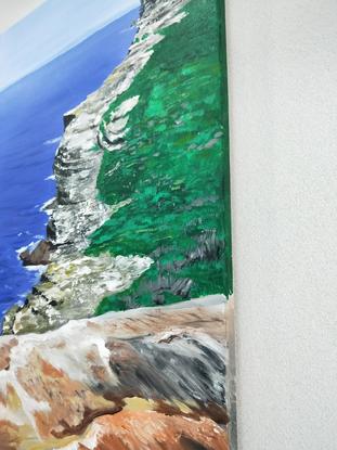 (CreativeWork) The Coast track by mark grieve. Acrylic. Shop online at Bluethumb.