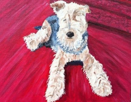 (CreativeWork) Matilda by John Vasey. Oil. Shop online at Bluethumb.