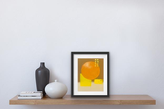 (CreativeWork) Colour study: Tuscan sun by Lizzie Bott. Acrylic. Shop online at Bluethumb.