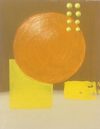 (CreativeWork) Colour study: Tuscan sun by Lizzie Bott. Acrylic. Shop online at Bluethumb.