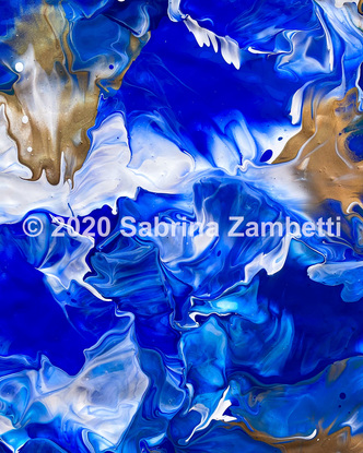 (CreativeWork) Into the Storm by Sabrina Zambetti. Acrylic. Shop online at Bluethumb.