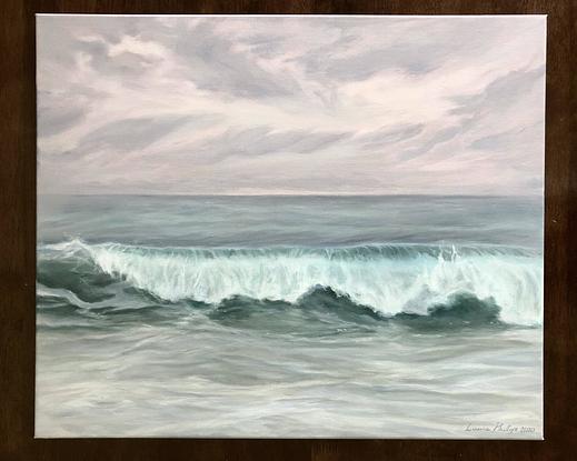 (CreativeWork) Serenity by Laura Phillips. Oil. Shop online at Bluethumb.