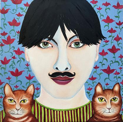 (CreativeWork) Tomboy  by Ute Maria Eckel. Oil. Shop online at Bluethumb.