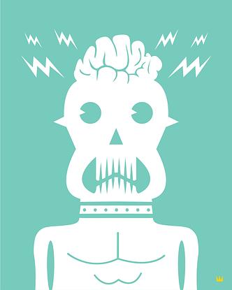 (CreativeWork) "Frankenstein" Ed. 1 of 50 by Manuel Rey. Reproduction Print. Shop online at Bluethumb.