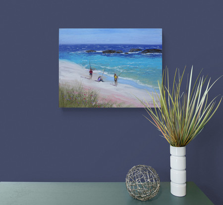 beach fishermen on the south coast of Western Australia