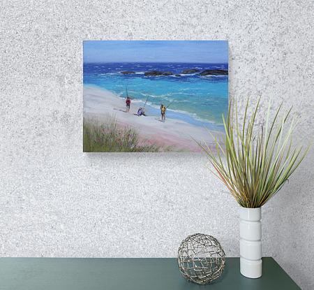 beach fishermen on the south coast of Western Australia