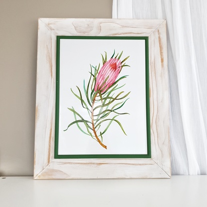 (CreativeWork) Protea by Natalia Basalaeva. Other Media. Shop online at Bluethumb.